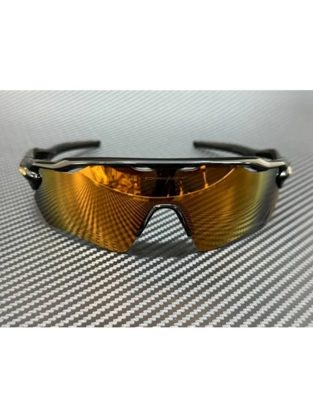New Oakley Men Polished Black Sunglasses 38-28-128
